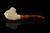 Lattice Eagle's Claw Block Meerschaum Pipe with pouch M5016