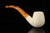 srv - Bent Billiard Block Meerschaum Pipe with fitted case M5023