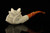 srv - Rose in Claw Block Meerschaum Pipe with fitted case M5039