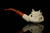 srv - Rose in Claw Block Meerschaum Pipe with fitted case M5039