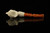 srv - Rose in Claw Block Meerschaum Pipe with fitted case M5039