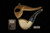 srv - Carved Cobra Block Meerschaum Pipe with fitted case M5042