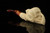srv - Skull in Claw Block Meerschaum Pipe with fitted case M5048