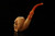 srv - Skull Block Meerschaum Pipe by Kenan with fitted case M5052