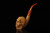 srv - Skull Block Meerschaum Pipe by Kenan with fitted case M5052