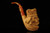 srv - King Skull Block Meerschaum Pipe with fitted case M5053