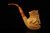 srv - King Skull Block Meerschaum Pipe with fitted case M5053