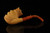 srv - King Skull Block Meerschaum Pipe with fitted case M5053