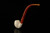 srv - Bent Apple Churchwarden Block Meerschaum Pipe with fitted case M5055
