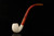 srv - Bent Apple Churchwarden Block Meerschaum Pipe with fitted case M5055