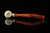 srv - Lattice Apple Churchwarden Block Meerschaum Pipe with fitted case M5056