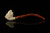 srv - Sultan Churchwarden Block Meerschaum Pipe with fitted case M5057