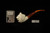 Lion Block Meerschaum Pipe with pouch M5075