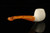 Apple Block Meerschaum Pipe with pouch M5076