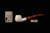 Apple Block Meerschaum Pipe with pouch M5076