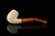 Bent Billiard Block Meerschaum Pipe with pouch M5077