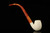 srv - Bent Billiard Churchwarden Block Meerschaum Pipe with fitted case M5080