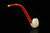 srv - Bent Billiard Churchwarden Block Meerschaum Pipe with fitted case M5080