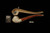 srv - Eagle's Claw Churchwarden Block Meerschaum Pipe with fitted case M5082