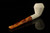 srv - Designer's Lattice OctagonStraight Block Meerschaum Pipe with fitted case M5088
