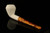 srv - Designer's Lattice OctagonStraight Block Meerschaum Pipe with fitted case M5088