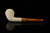 srv - Designer's Lattice OctagonStraight Block Meerschaum Pipe with fitted case M5088