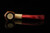 srv - Fumed Octagon Block Meerschaum Pipe with fitted case M5089