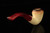srv - Fumed Octagon Block Meerschaum Pipe with fitted case M5089