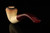 srv - Fumed Octagon Block Meerschaum Pipe with fitted case M5089