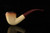 srv - Fumed Octagon Block Meerschaum Pipe with fitted case M5089