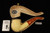 srv - US Merchant Marine Block Meerschaum Pipe with fitted case 15700