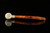 srv - Apple Churchwarden Block Meerschaum Pipe with fitted case M5118