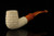 srv - Autograph Series Basket Churchwarden Dual Stem Meerschaum Pipe with case M5121
