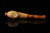 srv - Skull in Skeleton Hand Churchwarden Dual Stem Meerschaum Pipe with case M5123
