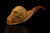 srv - Skull in Skeleton Hand Churchwarden Dual Stem Meerschaum Pipe with case M5123