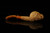 srv - Skull in Skeleton Hand Churchwarden Dual Stem Meerschaum Pipe with case M5123