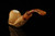 srv - Skull in Skeleton Hand Churchwarden Dual Stem Meerschaum Pipe with case M5123