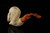 srv - Chinese Wise Block Meerschaum Pipe by I. Baglan with fitted case M5126