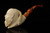 srv - Chinese Wise Block Meerschaum Pipe by I. Baglan with fitted case M5126