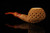 srv - Autograph Series Deep Lattice Block Meerschaum Pipe with fitted case M5132