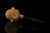 srv - Yellow Stone Bison Block Meerschaum Pipe by Kenan with fitted case M5147