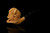 srv - Yellow Stone Bison Block Meerschaum Pipe by Kenan with fitted case M5147