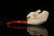srv - Horses Block Meerschaum Pipe with fitted case M5149