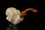 srv - Dog in Claw Block Meerschaum Pipe by Cevher with fitted case M5155