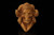 srv - Skull with Horns Block Meerschaum Pipe with fitted case M5156