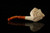 srv - Natural Raw Block Meerschaum Pipe with fitted case M5157