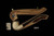 srv Premium - US Air Force Churchwarden Dual Stem Meerschaum Pipe with case M5159