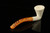 srv - Sitting Dublin Block Meerschaum Pipe with fitted case M5169
