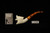 Wolf Block Meerschaum Pipe with pouch M5187