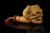 Skull Block Meerschaum Pipe with pouch M5191